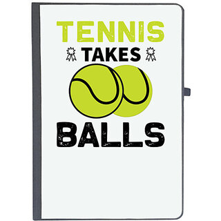                       UDNAG Ruled Notebook Diary 'Tennis | tennis takes', [A5 80Pages 80GSM]                                              