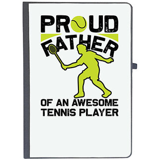                       UDNAG Ruled Notebook Diary 'Tennis | Proud copy', [A5 80Pages 80GSM]                                              