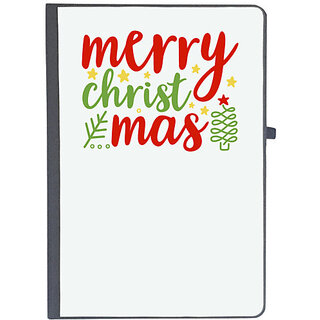                       UDNAG Ruled Notebook Diary 'Christmas | merry christmassss', [A5 80Pages 80GSM]                                              