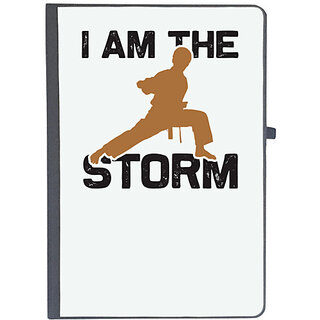                       UDNAG Ruled Notebook Diary 'Martial Art | I am', [A5 80Pages 80GSM]                                              
