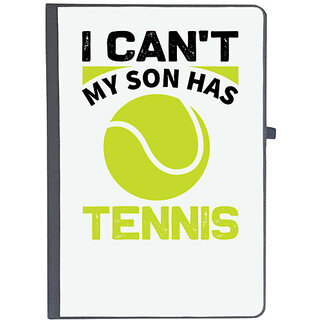                       UDNAG Ruled Notebook Diary 'Tennis | I can't', [A5 80Pages 80GSM]                                              