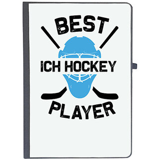                       UDNAG Ruled Notebook Diary 'Hockey | Best copy', [A5 80Pages 80GSM]                                              