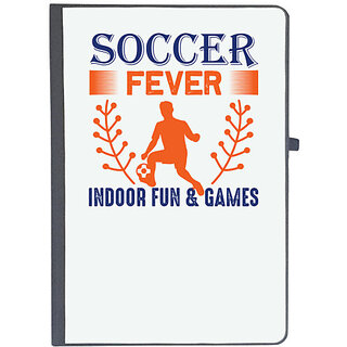                       UDNAG Ruled Notebook Diary 'Football | Soccer fever', [A5 80Pages 80GSM]                                              