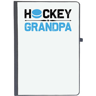                       UDNAG Ruled Notebook Diary 'Hockey | Hockey', [A5 80Pages 80GSM]                                              