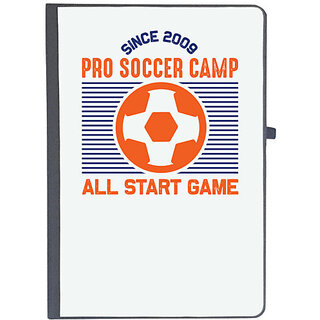                       UDNAG Ruled Notebook Diary 'Football | Pro soccer', [A5 80Pages 80GSM]                                              