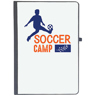                       UDNAG Ruled Notebook Diary 'Football | Soccer camp', [A5 80Pages 80GSM]                                              