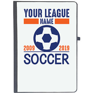                       UDNAG Ruled Notebook Diary 'Football | Your league', [A5 80Pages 80GSM]                                              