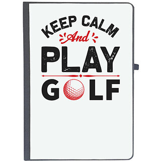                       UDNAG Ruled Notebook Diary 'Golf | Keep', [A5 80Pages 80GSM]                                              