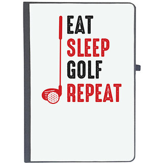                       UDNAG Ruled Notebook Diary 'Golf | Eat', [A5 80Pages 80GSM]                                              
