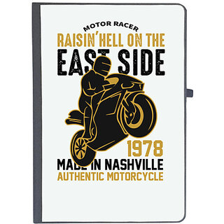                       UDNAG Ruled Notebook Diary 'Racing | Motor racer', [A5 80Pages 80GSM]                                              