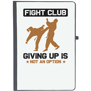                       UDNAG Ruled Notebook Diary 'Fight | Fight club', [A5 80Pages 80GSM]                                              