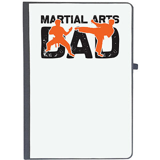                       UDNAG Ruled Notebook Diary 'Father | Martial arts dad', [A5 80Pages 80GSM]                                              
