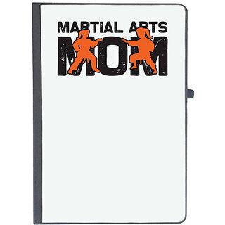                       UDNAG Ruled Notebook Diary 'Mother | Martial arts mom', [A5 80Pages 80GSM]                                              