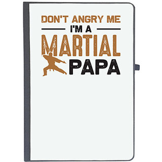                       UDNAG Ruled Notebook Diary 'Martial Art Father | Don't angry', [A5 80Pages 80GSM]                                              