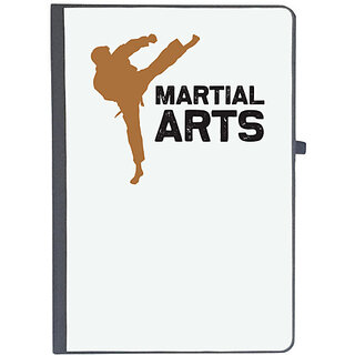                       UDNAG Ruled Notebook Diary 'Martial Art | Martial', [A5 80Pages 80GSM]                                              