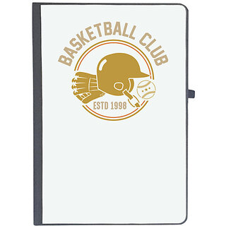                       UDNAG Ruled Notebook Diary 'Basketball | Basketball club', [A5 80Pages 80GSM]                                              