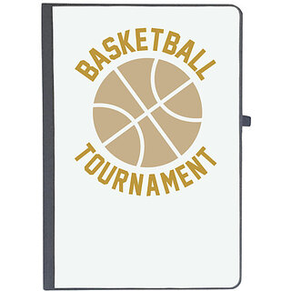                       UDNAG Ruled Notebook Diary 'Basketball | Basketball tournament', [A5 80Pages 80GSM]                                              