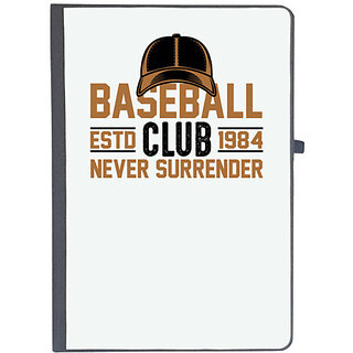                       UDNAG Ruled Notebook Diary 'Baseball | Base', [A5 80Pages 80GSM]                                              