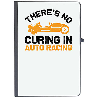                       UDNAG Ruled Notebook Diary 'Racing | There's no', [A5 80Pages 80GSM]                                              