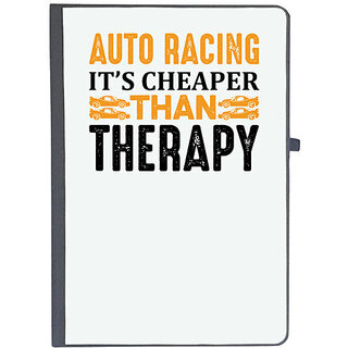                       UDNAG Ruled Notebook Diary 'Racing | Auto racing', [A5 80Pages 80GSM]                                              