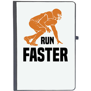                       UDNAG Ruled Notebook Diary 'Baseball | Run', [A5 80Pages 80GSM]                                              