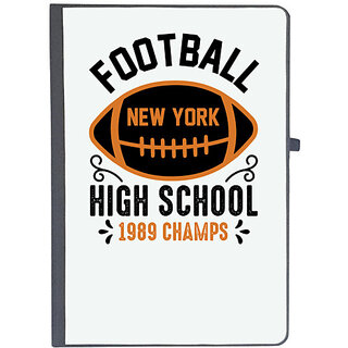                       UDNAG Ruled Notebook Diary 'Football | Football high', [A5 80Pages 80GSM]                                              