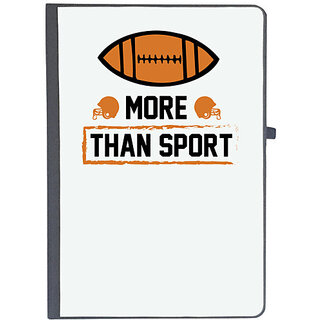                       UDNAG Ruled Notebook Diary 'Football | More Than copy', [A5 80Pages 80GSM]                                              