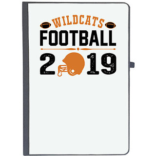                       UDNAG Ruled Notebook Diary 'Football | Wild', [A5 80Pages 80GSM]                                              