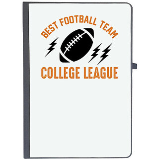                       UDNAG Ruled Notebook Diary 'Football | Best copy 2', [A5 80Pages 80GSM]                                              