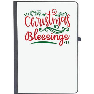                       UDNAG Ruled Notebook Diary 'Christmas | christmas blessings', [A5 80Pages 80GSM]                                              