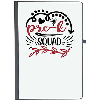                       UDNAG Ruled Notebook Diary 'Teacher | pre-k squad', [A5 80Pages 80GSM]                                              
