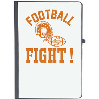                       UDNAG Ruled Notebook Diary 'Football | Football copy', [A5 80Pages 80GSM]                                              