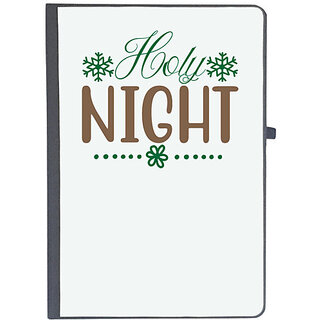                       UDNAG Ruled Notebook Diary 'Christmas | Holy night', [A5 80Pages 80GSM]                                              