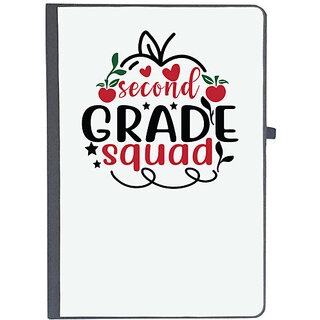                       UDNAG Ruled Notebook Diary 'Teacher Student | second grad squad', [A5 80Pages 80GSM]                                              