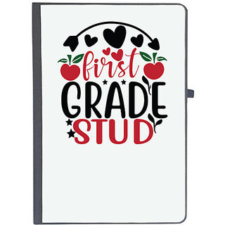                       UDNAG Ruled Notebook Diary 'Teacher Student | first grade stud', [A5 80Pages 80GSM]                                              