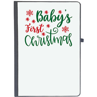                       UDNAG Ruled Notebook Diary 'Christmas | babys first christmas', [A5 80Pages 80GSM]                                              