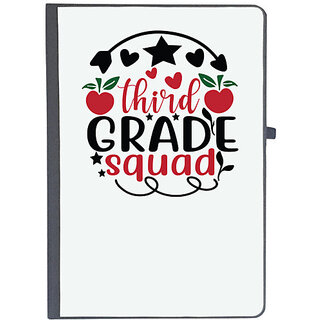                       UDNAG Ruled Notebook Diary 'Teacher Student | Third grade squad', [A5 80Pages 80GSM]                                              