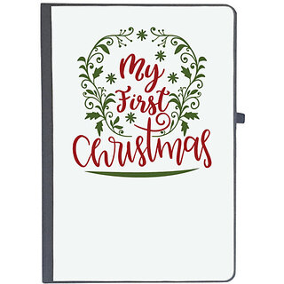                       UDNAG Ruled Notebook Diary 'Christmas | my first christmas', [A5 80Pages 80GSM]                                              