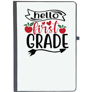                       UDNAG Ruled Notebook Diary 'Teacher Student | hello 1st grade', [A5 80Pages 80GSM]                                              