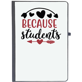                       UDNAG Ruled Notebook Diary 'Teacher Student | beacuse students', [A5 80Pages 80GSM]                                              