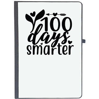                       UDNAG Ruled Notebook Diary 'Teacher Student | 100 days smarter', [A5 80Pages 80GSM]                                              