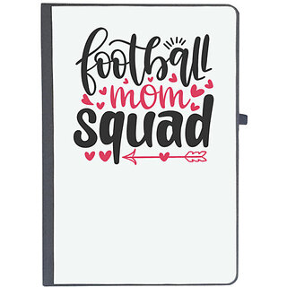                       UDNAG Ruled Notebook Diary 'Mother | football mom squad', [A5 80Pages 80GSM]                                              