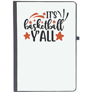                       UDNAG Ruled Notebook Diary 'Basketball | it'a basketball y'all', [A5 80Pages 80GSM]                                              