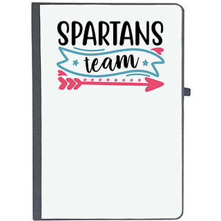                       UDNAG Ruled Notebook Diary 'Spartan | Spartans team', [A5 80Pages 80GSM]                                              