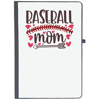                       UDNAG Ruled Notebook Diary 'Mother | Baseball mom copy', [A5 80Pages 80GSM]                                              