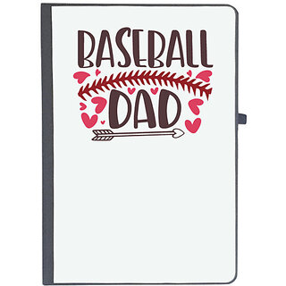                       UDNAG Ruled Notebook Diary 'Father | Baseball dad', [A5 80Pages 80GSM]                                              