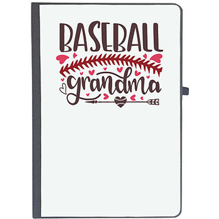                       UDNAG Ruled Notebook Diary 'Baseball | Baseball grandma', [A5 80Pages 80GSM]                                              