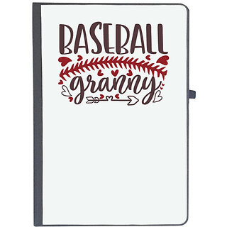                       UDNAG Ruled Notebook Diary 'Baseball | Baseball granny', [A5 80Pages 80GSM]                                              