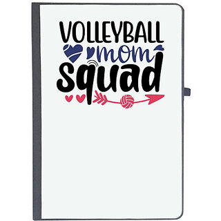                       UDNAG Ruled Notebook Diary 'Mother | volleyball mom squad', [A5 80Pages 80GSM]                                              