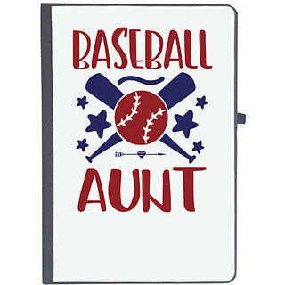                       UDNAG Ruled Notebook Diary 'Baseball | Baseball aunt', [A5 80Pages 80GSM]                                              
